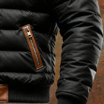 JACK| Black Sherpa Quilted Jacket