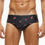 Mens Paded Racing Swimming Briefs