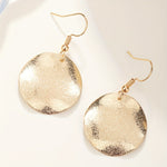Simple Irregular Round Earrings