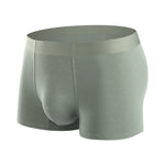 Comfy Plain Modal Boxer Briefs Cozy Underwear for Men