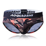 3 Pack Low Rise Camouflage Ball Support Underwear