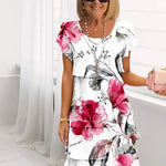 Reese | Ruffled Floral Dress