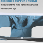 3 Pack Men's Breathable Threaded Fabric Ball Pouch Trunks