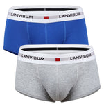 2 Pack Men's Breathable Big Pouch Trunks