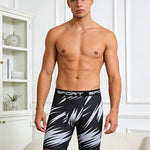 3 Pack Men's Stretchy for Outdoor Quick-Dry Compression Activewear Tights