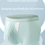 3 Pack Split-Support Men's Trunks- Breathable & Bulge-Enhancing