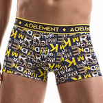6 Pack Men's U Convex Modal Print Breathable Trunks