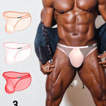 Men's Lightweight Low-Rise Bikini with Contoured Pouch