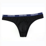 4 Pack Men's Sexy Comfortable Ice Silk Breathable Thong