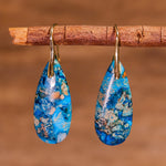 Colorful Texture Boho Dangling Earrings