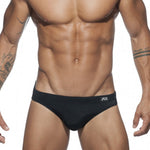 Men’s Solid Color Swim Briefs with Removable Pad