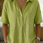 Mayim | Blouse with Collar and Button