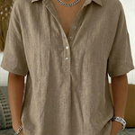 Mayim | Blouse with Collar and Button