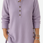 Margaret – Long Sleeve Solid Knit Sweater