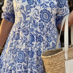 Kaylyn | Porcelain Midi Dress
