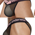 2 Pack Men’s Sexy Bikini with See-through Pouch