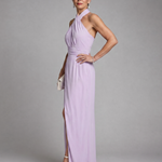 Daphne | Cross-Halter Side-Slit Midi Dress