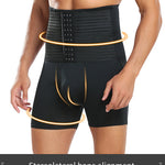 Men's Tummy Control Boxer Briefs with Open Fly