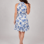 Murree | Halter Neck Ruffle Hem Knee Length Dress