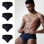 4 Pack Cotton Support U Convex Pouch Briefs