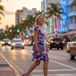 Lily | Light Bloom Knee Length Dress