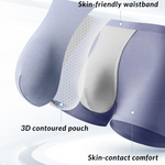 2 Pack Men's Large Pouch Antibacterial Boxer Briefs