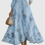 Fern | Elegant Pleated Maxi Dress