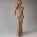 MIRIAM™ – Elegant Wrap Ruched Bodycon Formal Dress