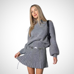LOUISA™ - Elegant Ribbed Knit Two-Piece Fall Outfit