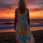 Dayton | Coastal Texture Midi Dress