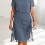 Elyssa | Elegant Comfort Ruffle Dress