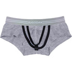 3 Pack Men’s Sexy Cutout Trunks with Lift-up Pouch