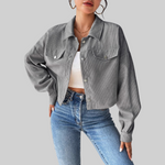 ESTRELLA™ – Classic Collared Button-Front Jacket