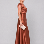 Hazel | Cap Sleeve Wrap Maxi Dress