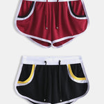 2 Pack Drawstring Leisure Men's Loose Boxer Shorts
