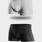 2 Pack Breathable Grid Ice Silk Men's Underwear