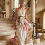 Amelia | Light Floral Maxi Dress