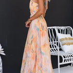 Halter™ - Maxi Dress with Print