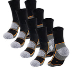 4 Pack Mid-Crew Thick Cushioned Sports Socks
