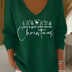 Monica | Elegant Christmas Knit Top