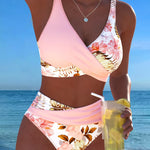 Jolina - Floral Wrap Bikini Set