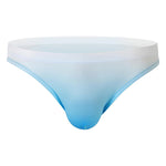 3 Pack Men's Sensual Silk-Like Loose Gradient Color Bikini