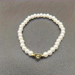 A-Z Pearl Beaded Bracelet