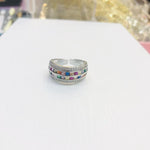 Rainbow Stone Elegant Ring