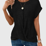 Isa™ | Elegant Blouse with Crew Neck