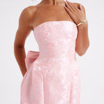 Zita | Jacquard Knot Mini Dress