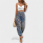 Scarlett - Pants with Ethnic Graphic