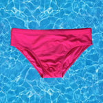Men's Seamless Comfort Solid Color Shiny Swim Briefs
