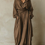 Riley | Flowing Hooded Maxi Dress