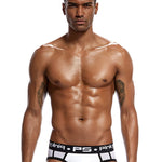 3 Pack Men's Sporty Cut Breathable Mesh Solid Color Seamless Briefs